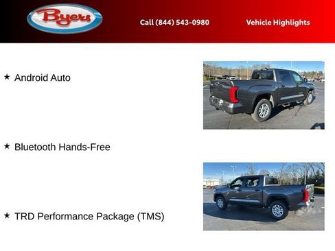 New 2025 Toyota Tundra SR5 w/ TRD Performance Package (TMS) image 22