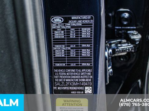 Used 2021 Land Rover Range Rover Evoque R-Dynamic SE image 40