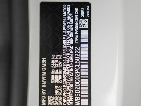 Used 2023 BMW M8 Competition w/ Driving Assistance Package AWD/4WD image 71