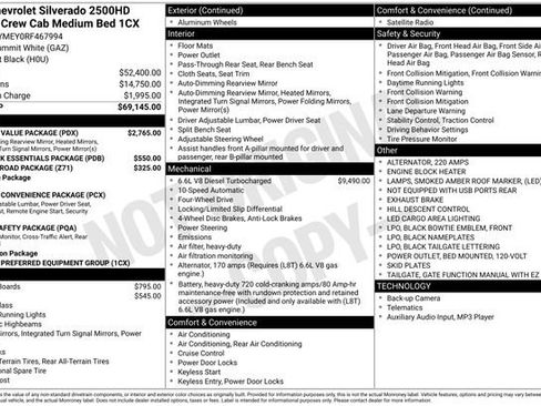 Used 2024 Chevrolet Silverado 2500 Custom w/ Custom Value Package AWD/4WD image 7