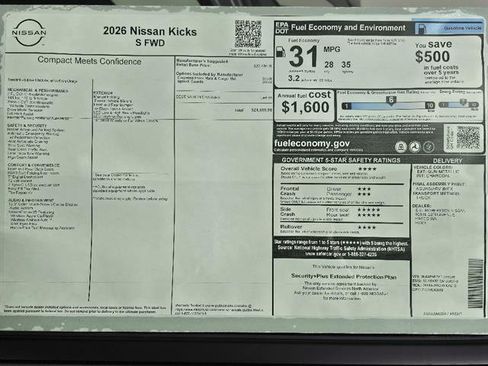 New 2026 Nissan Kicks S image 41