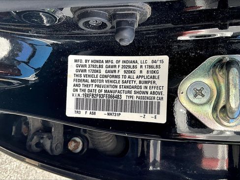 Used 2015 Honda Civic EX-L image 4