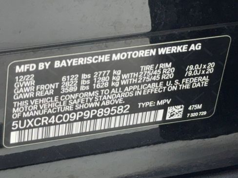 Used 2023 BMW X5 sDrive40i w/ Premium Package image 59