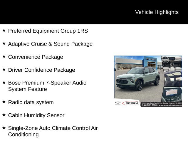 Certified 2024 Chevrolet TrailBlazer RS w/ Convenience Package AWD/4WD image 4