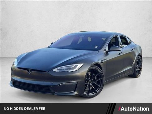 Used 2021 Tesla Model S Plaid AWD/4WD image 1