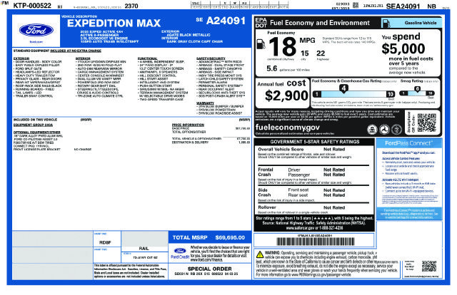Certified 2025 Ford Expedition Max Active AWD/4WD image 9