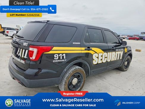 Used 2016 Ford Explorer 4WD Police Interceptor w/ 2-tone Vinyl Package #3 image 4