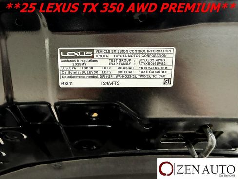 Used 2025 Lexus TX 350 AWD w/ Technology Package image 64