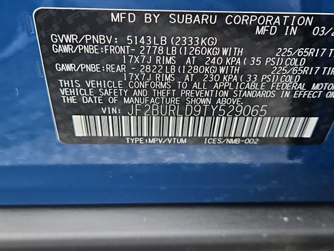 New 2026 Subaru Outback Wilderness AWD/4WD image 26