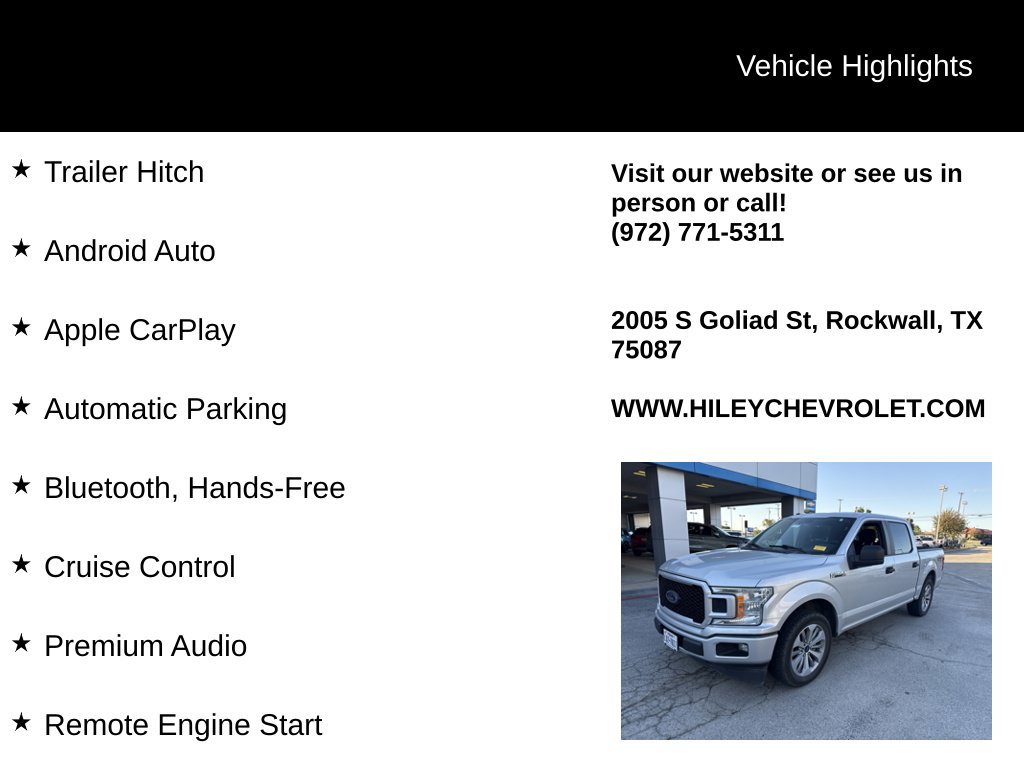 Used 2018 Ford F150 XL w/ Equipment Group 101A Mid RWD image 10