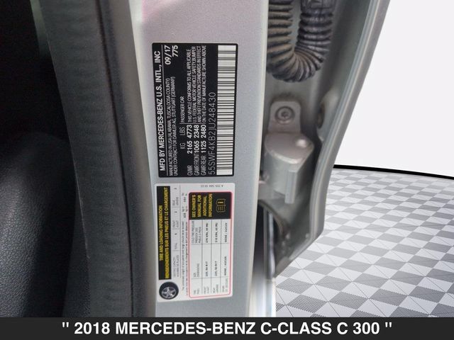 Used 2018 Mercedes-Benz C 300 4MATIC Sedan image 32