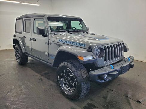 Used 2021 Jeep Wrangler Unlimited Rubicon 4xe w/ Steel Bumper Group image 3