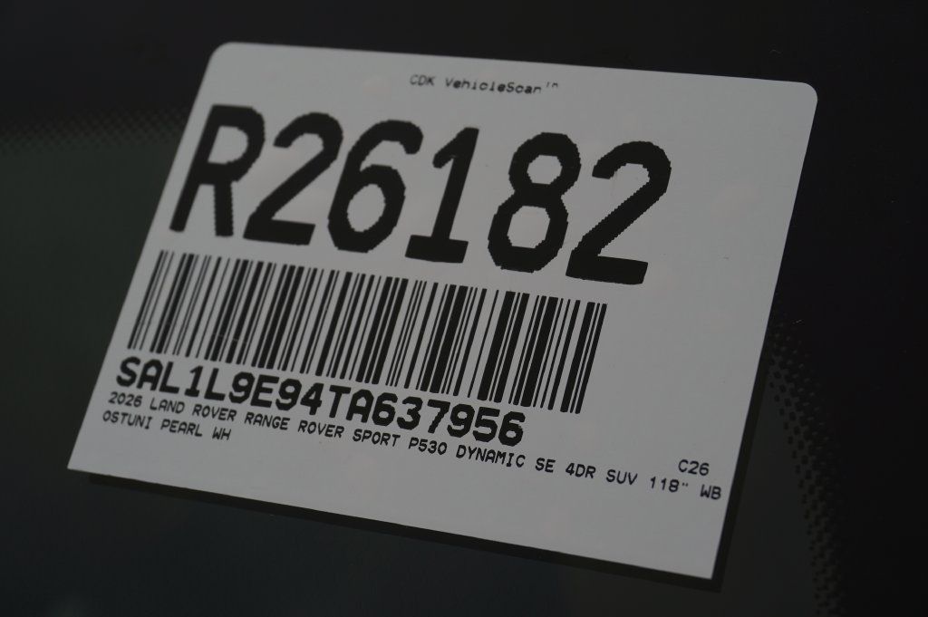 New 2026 Land Rover Range Rover Sport Dynamic SE AWD/4WD image 34
