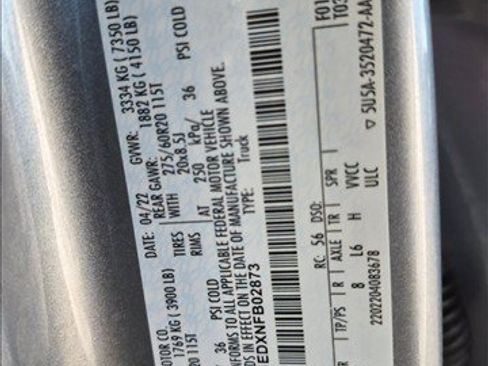 Certified 2022 Ford F150 Platinum w/ Equipment Group 701A High AWD/4WD image 25