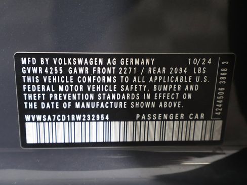 Used 2024 Volkswagen GTI SE image 57