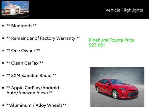 Used 2025 Toyota Camry LE image 7