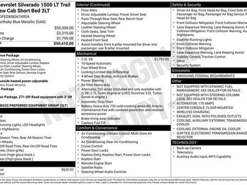 Used 2022 Chevrolet Silverado 1500 LT Trail Boss image 33