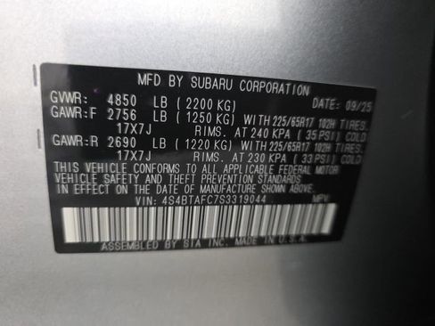 Certified 2025 Subaru Outback Premium image 39