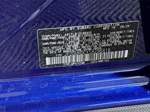 Certified 2025 Subaru Crosstrek 2.0i Premium image 26