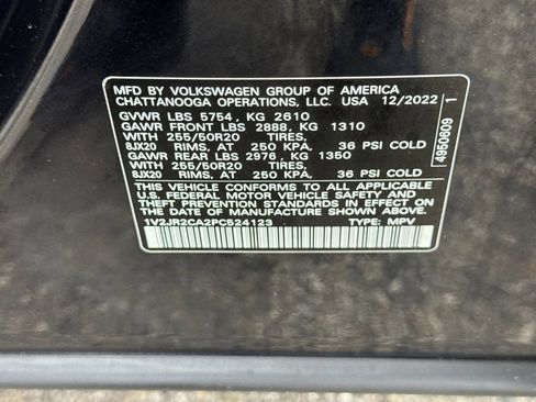 Used 2023 Volkswagen Atlas SE w/ Panoramic Sunroof Package FWD image 28