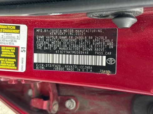 Used 2021 Toyota Camry LE FWD image 16