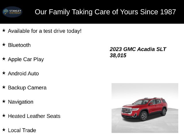 Used 2023 GMC Acadia SLT AWD/4WD image 9