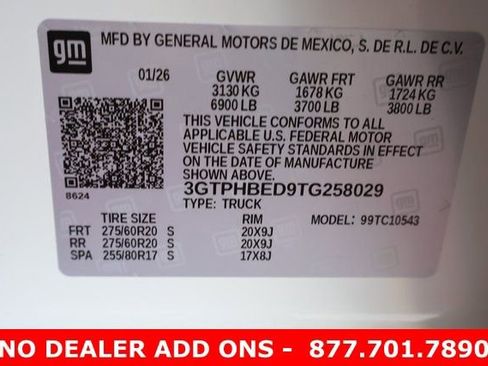 New 2026 GMC Sierra 1500 SLE RWD image 26