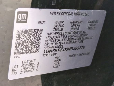 Certified 2022 Chevrolet Tahoe Z71 w/ Z71 Off-Road Package image 35