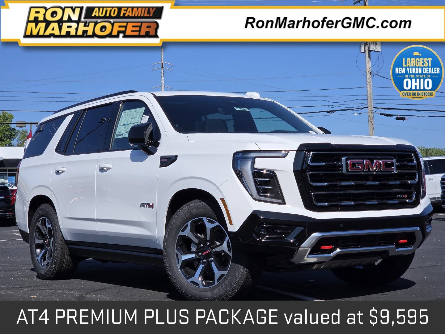 New 2026 GMC Yukon AT4 w/ AT4 Premium Plus Package AWD/4WD 360° Tour