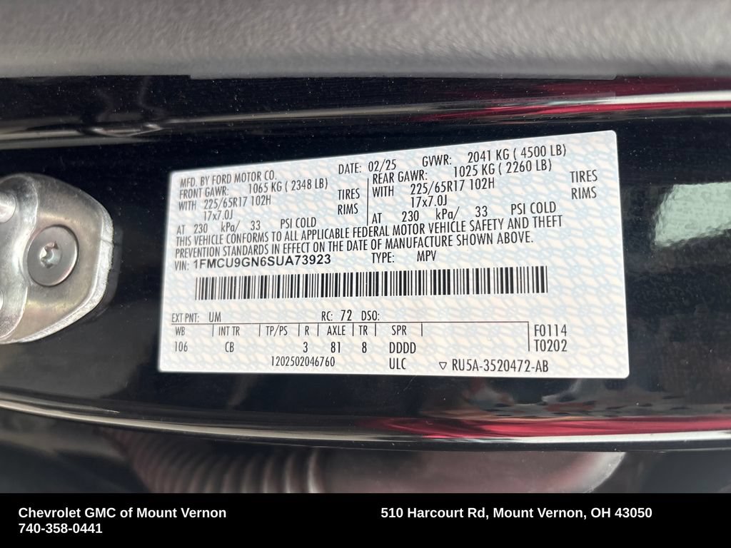 Used 2025 Ford Escape Active AWD/4WD image 31