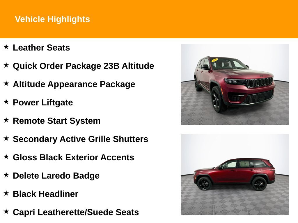 Used 2023 Jeep Grand Cherokee Altitude AWD/4WD image 2