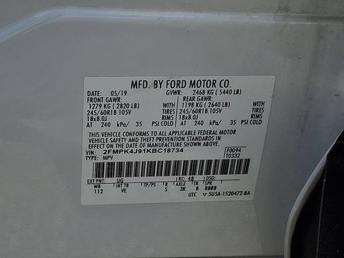 Used 2019 Ford Edge SEL w/ Equipment Group 201A AWD/4WD image 31