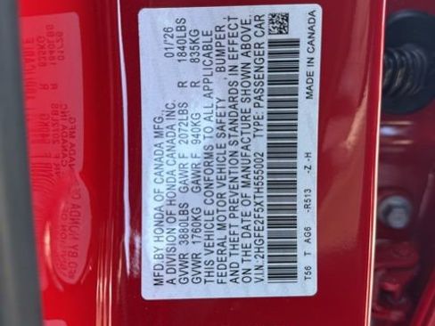 New 2026 Honda Civic Sport image 17