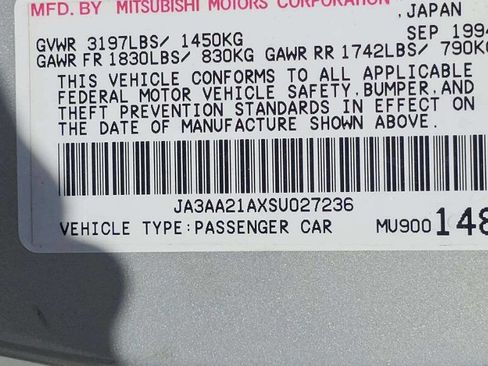 Used 1995 Mitsubishi Mirage ES FWD image 9