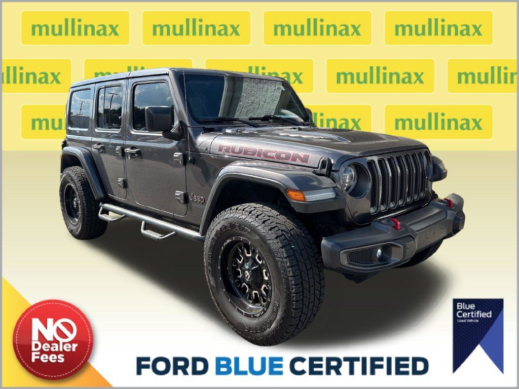 Used 2018 Jeep Wrangler Unlimited Rubicon w/ LED Lighting Group AWD/4WD image 1