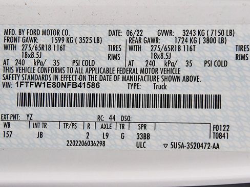 Used 2022 Ford F150 XL w/ STX Appearance Package image 15