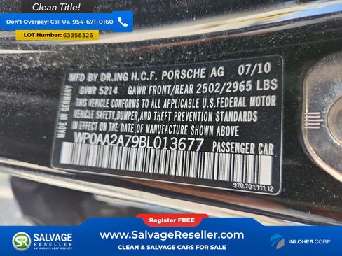 Used 2011 Porsche Panamera 4 AWD/4WD image 16