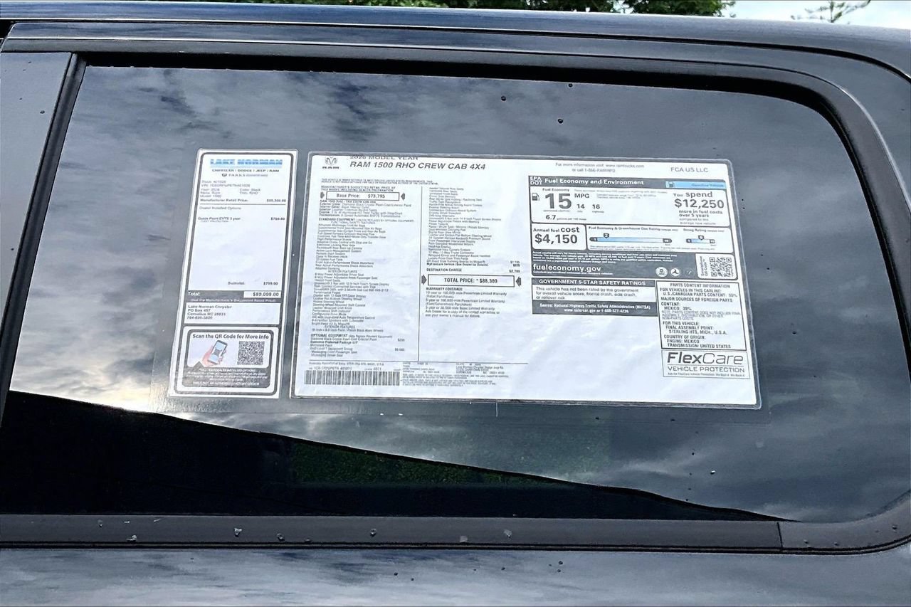 New 2026 RAM 1500 RHO w/ RHO Level 1 Equipment Group AWD/4WD image 34