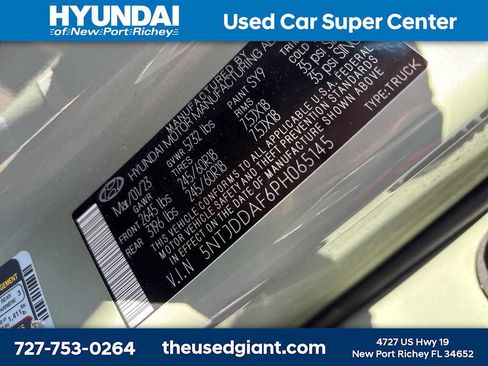 Used 2023 Hyundai Santa Cruz SEL Premium AWD/4WD image 15