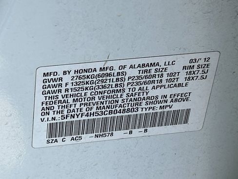 Used 2012 Honda Pilot EX-L image 14