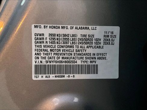 Used 2017 Honda Pilot Elite image 19