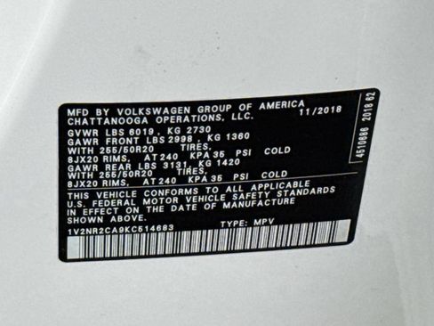 Used 2019 Volkswagen Atlas SEL Premium AWD/4WD image 26