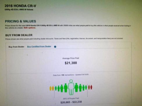 Used 2016 Honda CR-V EX image 10