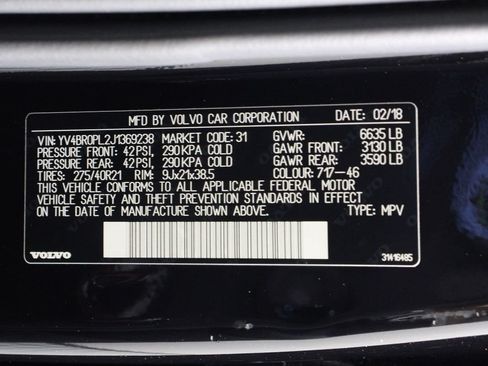 Used 2018 Volvo XC90 T8 Inscription w/ Luxury Package AWD/4WD image 16