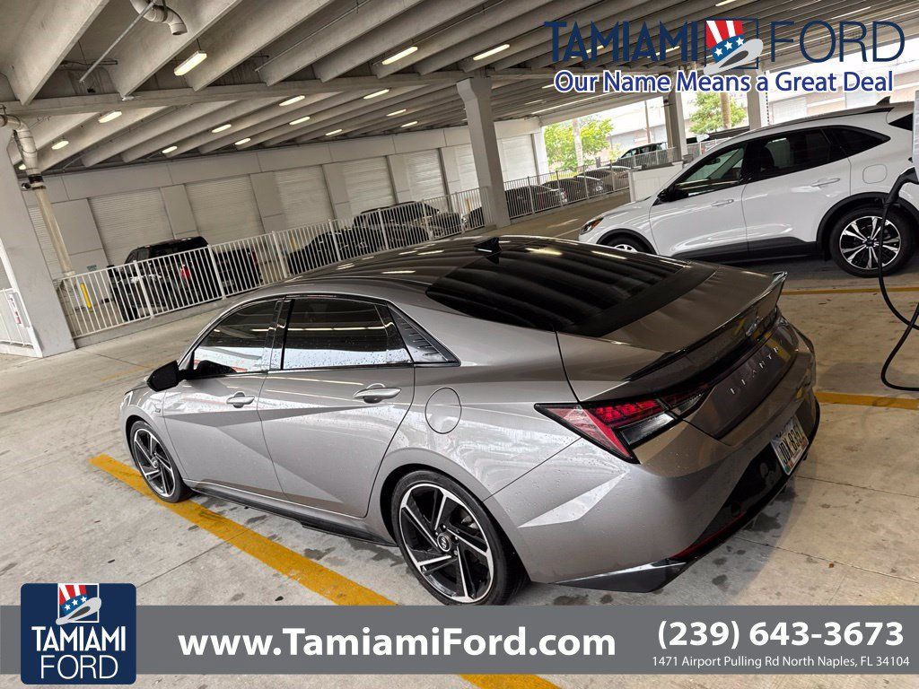 Used 2022 Hyundai Elantra N Line w/ Cargo Package FWD image 1