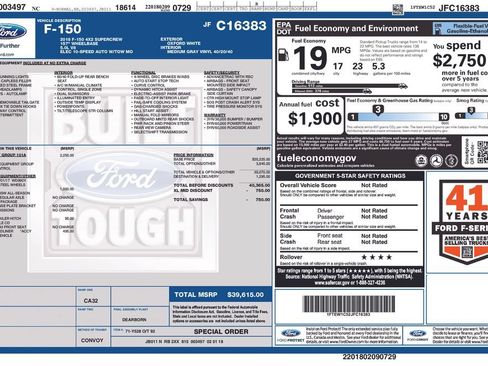 Used 2018 Ford F150 XL w/ Equipment Group 101A Mid RWD image 7