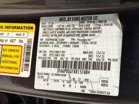 Used 2019 Ford Fusion Energi Titanium image 27