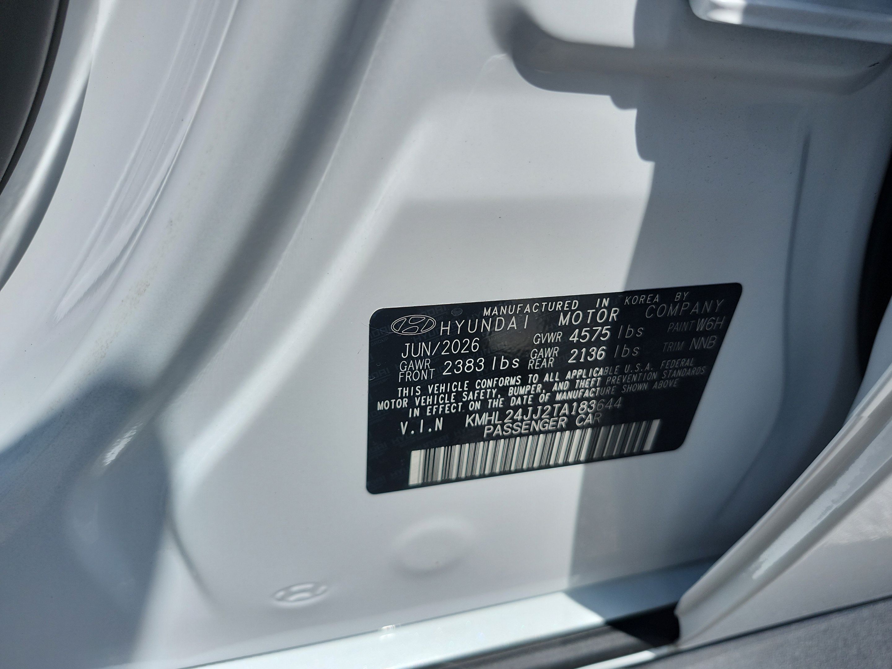 New 2026 Hyundai Sonata Blue FWD image 30