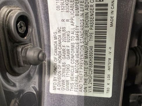 Certified 2019 Honda Civic Sport image 17