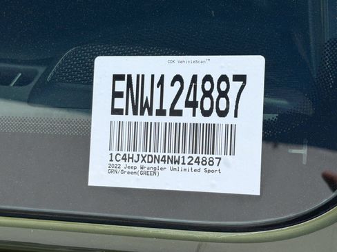 Used 2022 Jeep Wrangler Unlimited Sport AWD/4WD image 24
